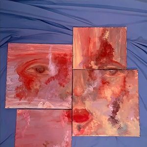 4 piece wall art (original)